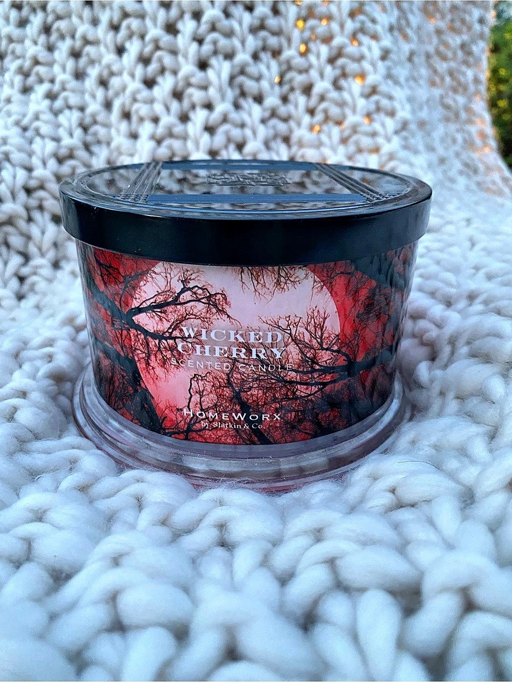 HomeWorx Wicked Cherry Scented Candle